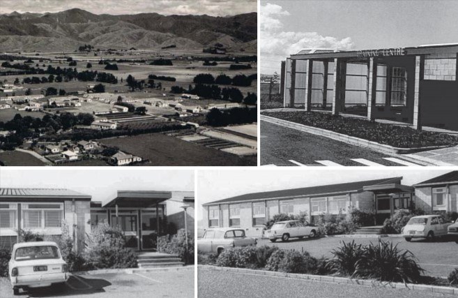 A collage of images from Spectrum Care's History