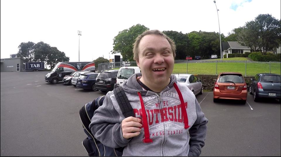 Shaun in the car park