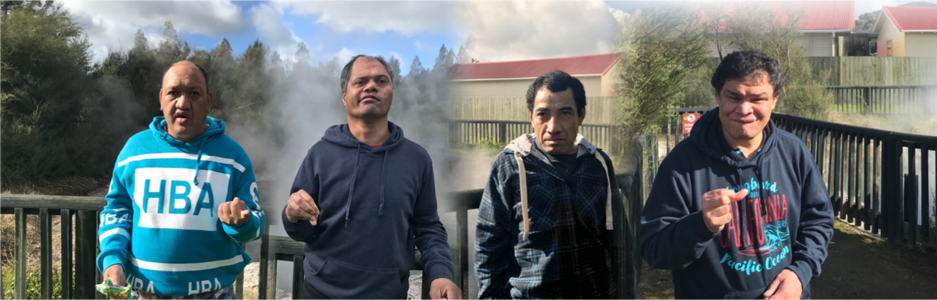 Four men in rotorua